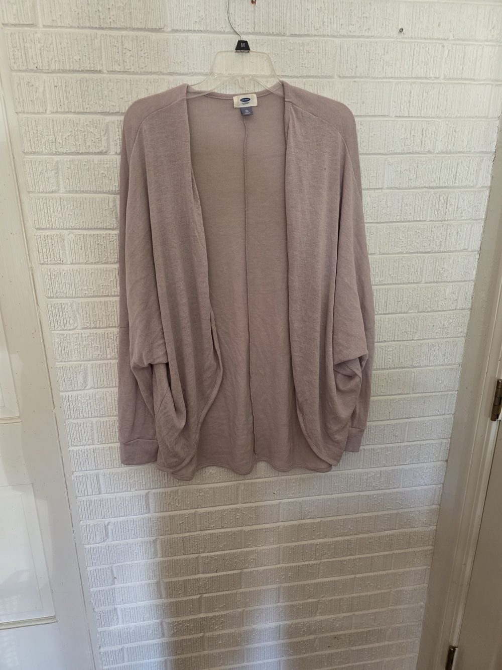 Old Navy Women's Mauve Open-Front Lightweight Cardigan